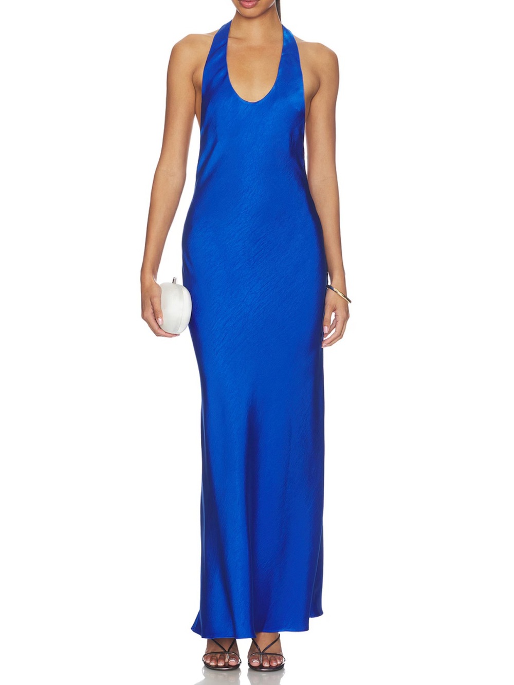 Lioness Royal Blue Halter Maxi Dress